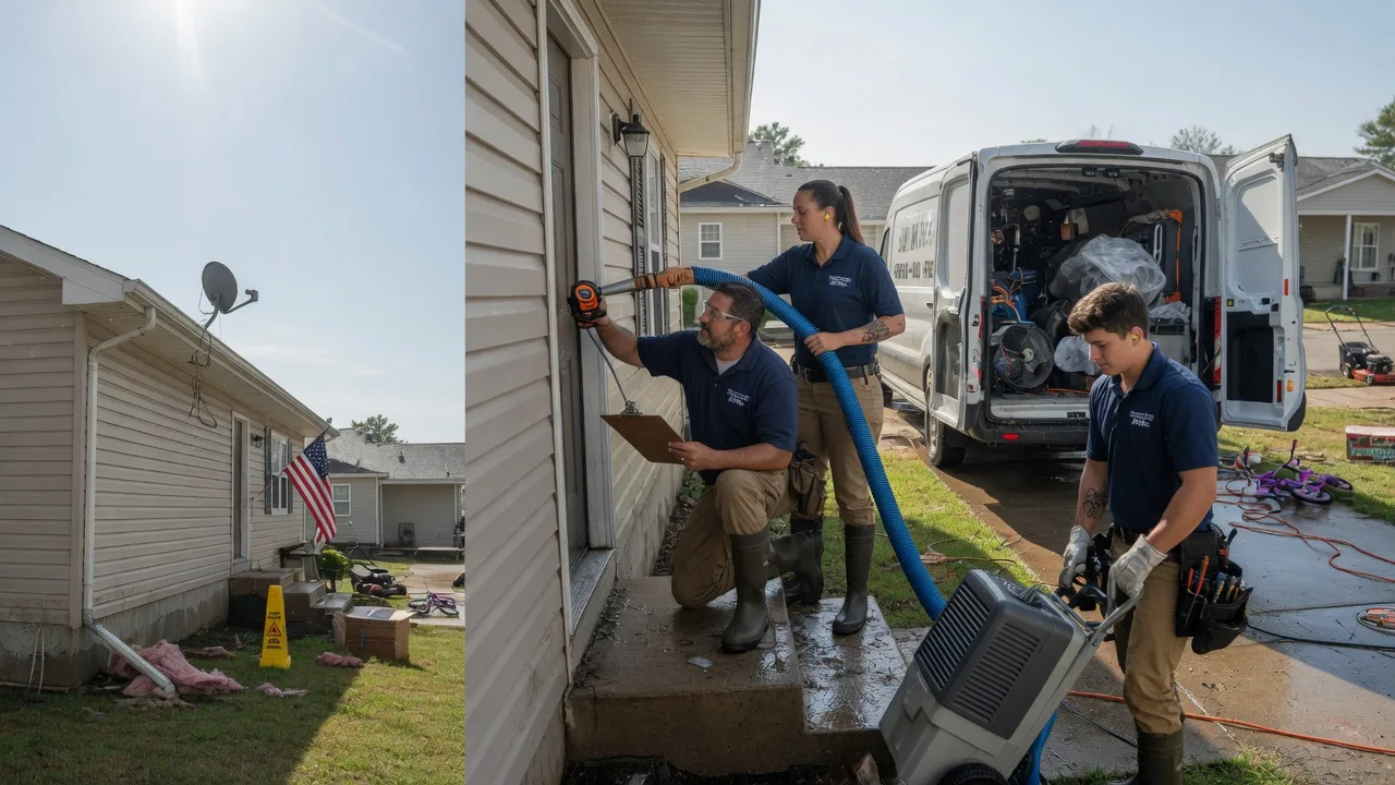 Ceiling Water Damage Restoration in Brush Prairie, WA near me